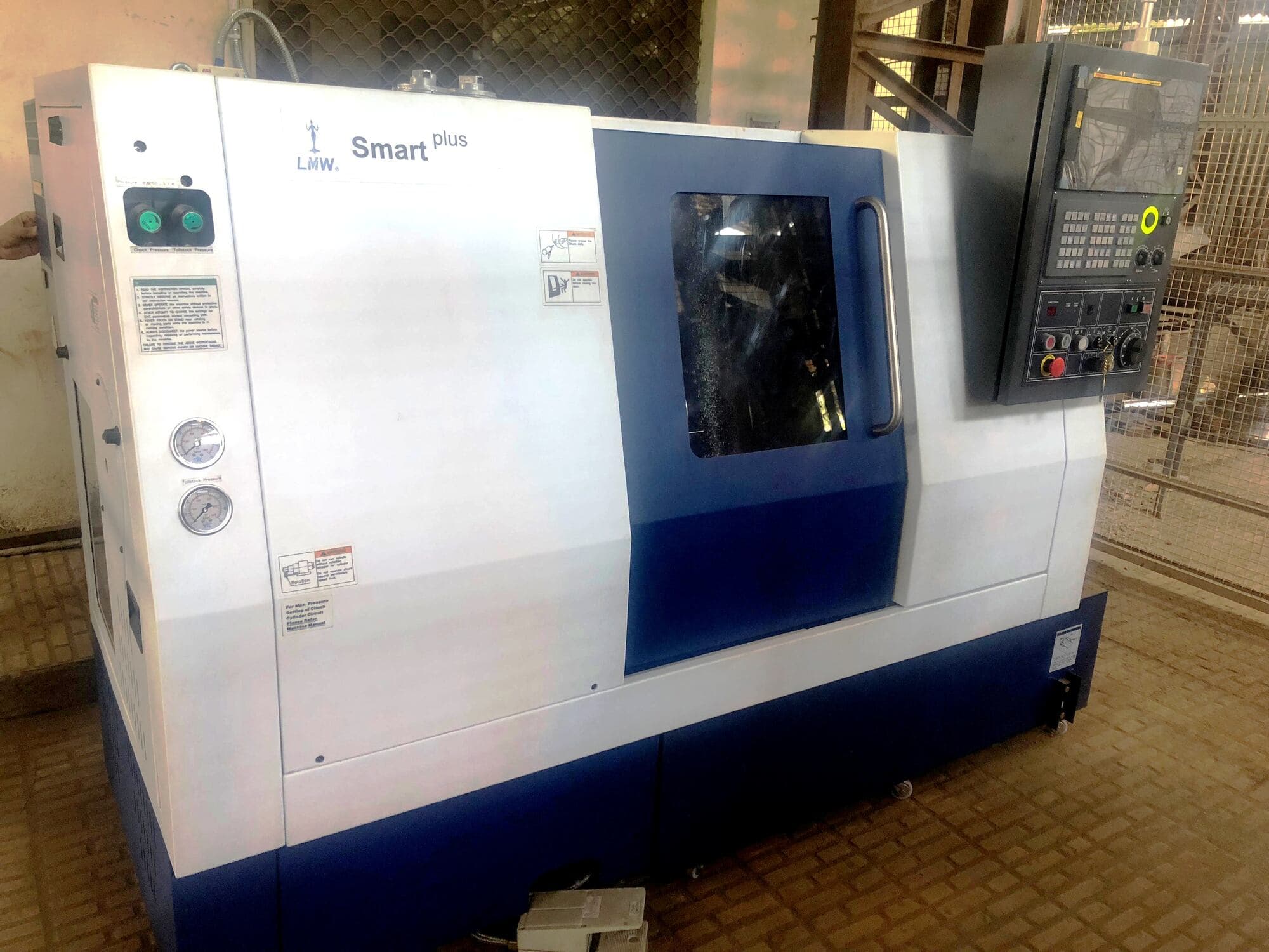 CNC lathe at Agromec Engineers
